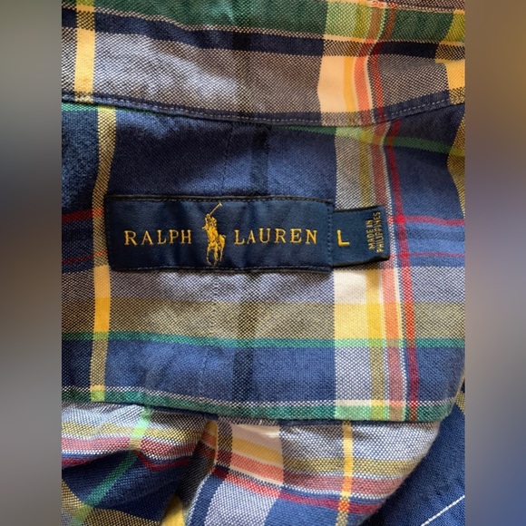 Ralph Lauren Men’s long sleeve Button Down Shirt Sz Large - Picture 5 of 7